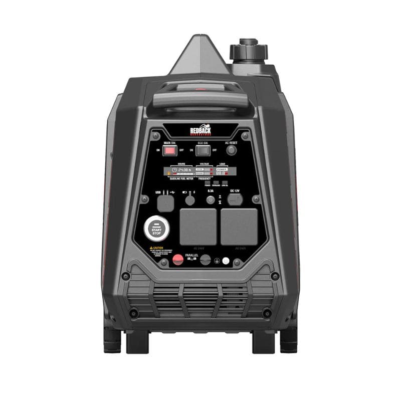 Redback RB4.5 Portable Inverter Generator Back View