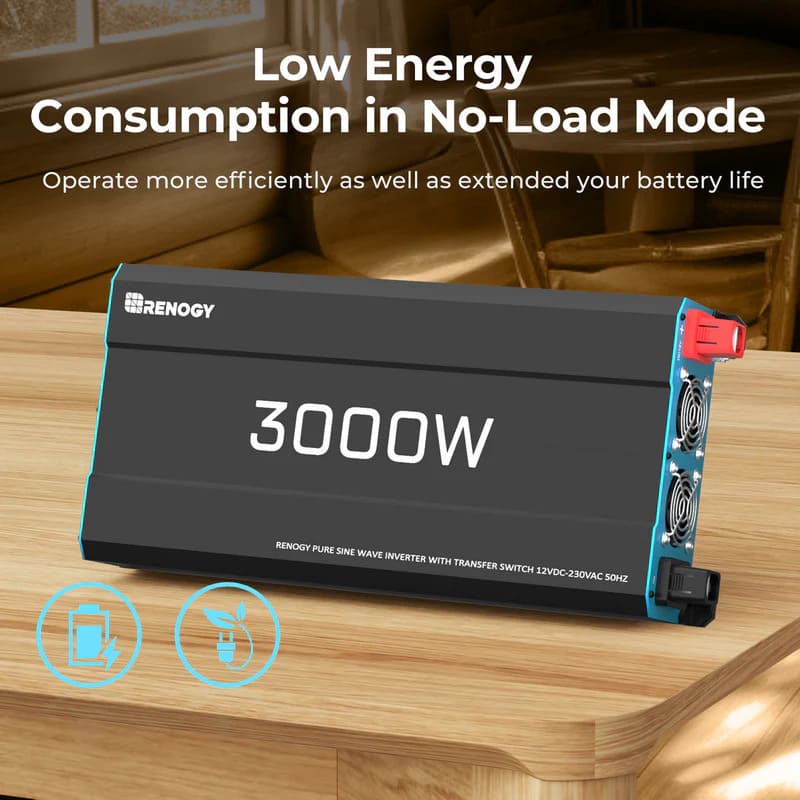 Renogy 10.24kWh Off-Grid Power Kit | 3000W Inverter, 60A MPPT- 3000w pure sine wave inverter