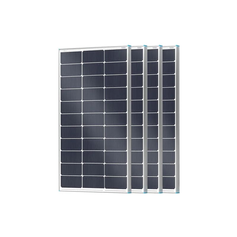 Renogy 10.24kWh Off-Grid Power Kit | 3000W Inverter, 60A MPPT-4 panels on a white bg