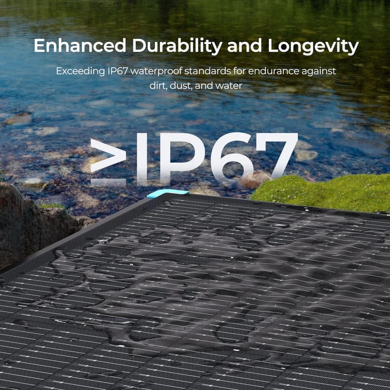 Renogy 100W Portable Solar Panel-IP6 rating