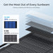 Renogy 100W Portable Solar Panel-dissected panel