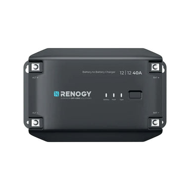Renogy 12V 20/40A DC to DC Battery Charger -40A on a white background