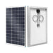 Renogy 16BB N-Type 100 Watt Solar Panel-front and rear of panel