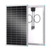 Renogy 16BB N-Type 175 Watt 12V Solar Panel-front and rear
