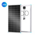 Renogy 16BB N-Type 200 Watt 24V Solar Panel-front and rear view
