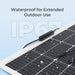 Renogy 200 Watt 12 Volt Flexible and Lightweight Monocrystalline Solar Panel-IP67