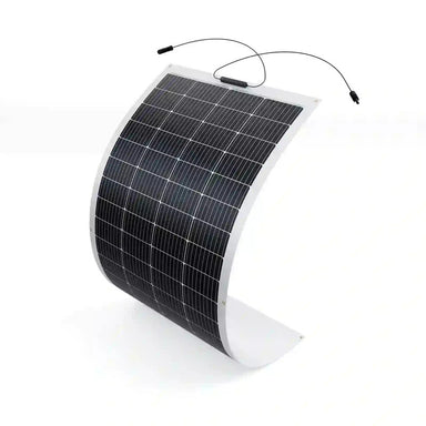 Renogy 200 Watt 12 Volt Flexible and Lightweight Monocrystalline Solar Panel-flexible panel on a white background