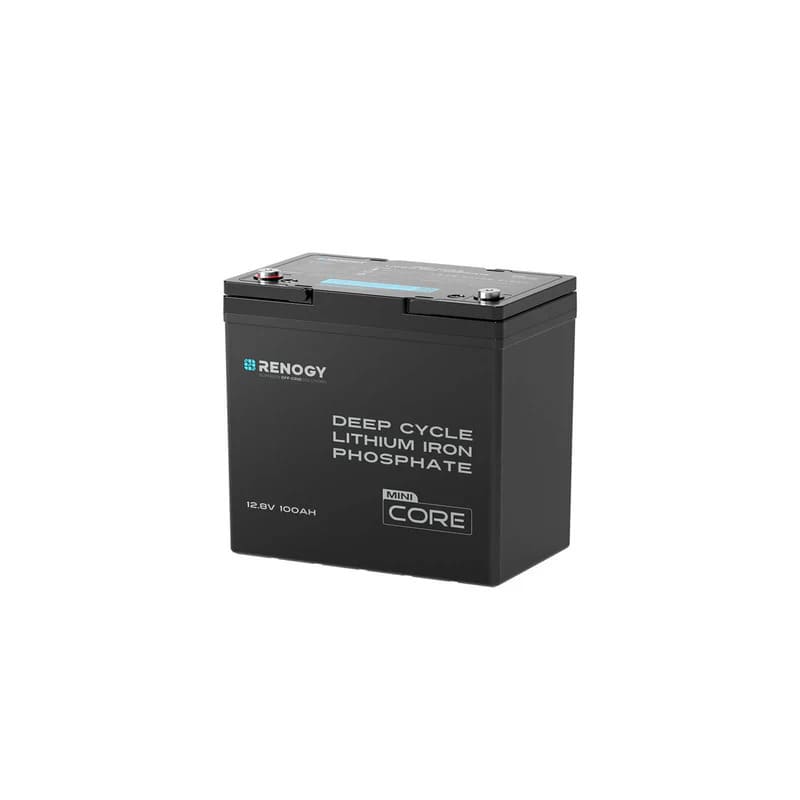 Renogy 200Ah Lithium Power Kit - core mini battery on a white bg