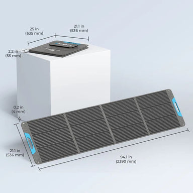 Renogy 200W Portable Solar Panel dimensions