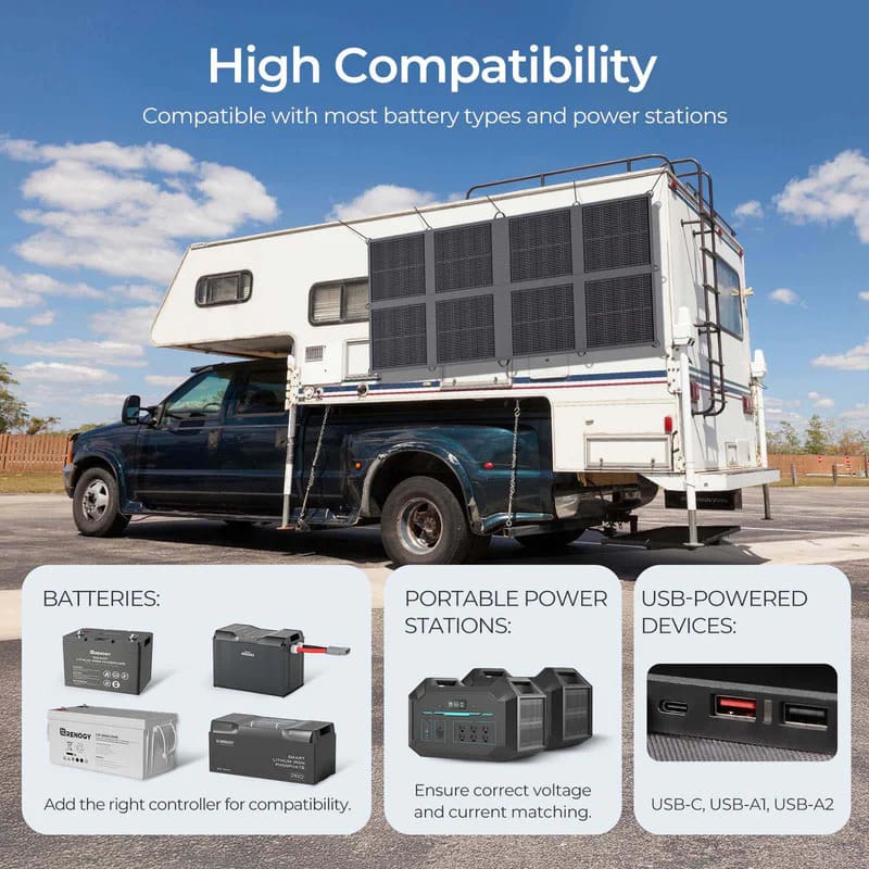 Renogy 200W Solar Panel Blanket-high compatibility