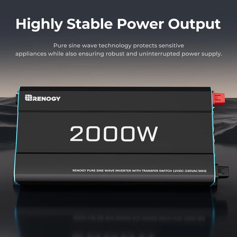 Renogy 3.07kWh Off-Grid Power Kit for Caravans & 4x4- 2KW inverter