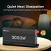 Renogy 3000W 12V to 230V/240V Pure Sine Wave Inverter (with UPS Function)-quiet heat dissipation