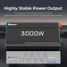 Renogy 3000W 12V to 230V/240V Pure Sine Wave Inverter (with UPS Function)-highly stable power output