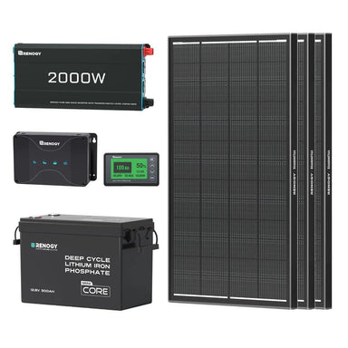 Renogy 300Ah Lithium Power Kit - 3 panels option