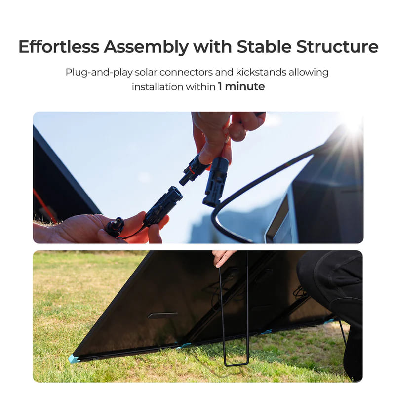 Renogy 300W N-Type Compact Suitcase-easy assembly