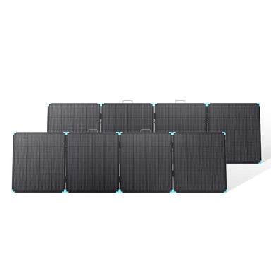 Renogy 400W Compact Mono Portable Solar Panel-2 panels on a white bg