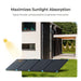 Renogy 400W Compact Mono Portable Solar Panel - maximum sunlight absorption