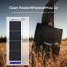Renogy 400W Compact Mono Portable Solar Panel - panel dimensions