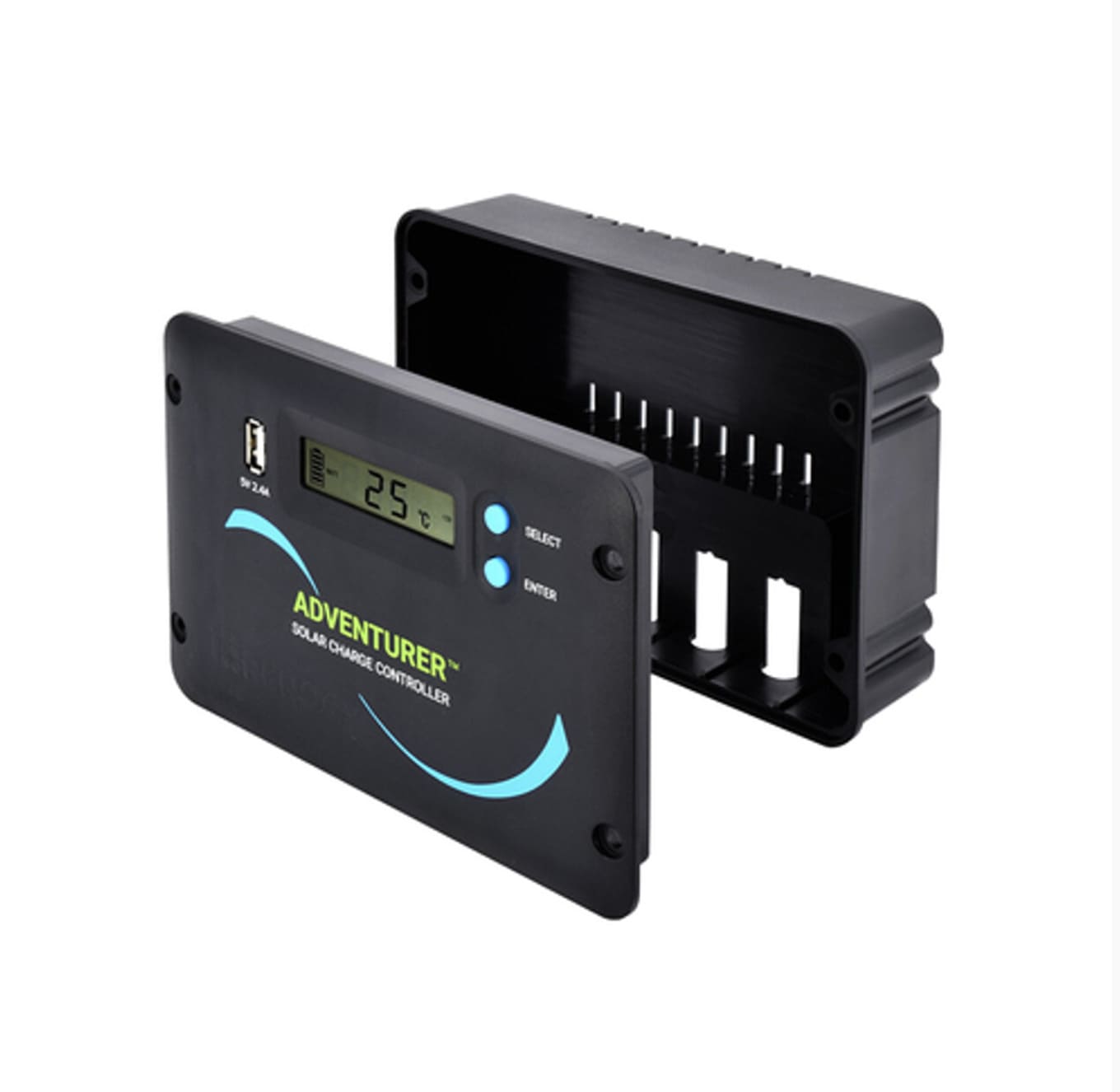 Renogy Adventurer Li 30A PWM Flush Mount Charge Controller w/ LCD - Opened up product