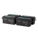 Renogy Core 12V 200Ah Lithium Iron Phosphate Battery w/ Bluetooth-4 batteries on a white background
