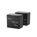 Renogy Core Mini 12.8V 100Ah Lithium Iron Phosphate Battery-2 batteries on white bg