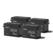 Renogy Core Mini 12.8V 300Ah Lithium Iron Phosphate Battery wLow Temperature Protection 4packs