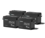 Renogy Core Mini 12.8V 300Ah Lithium Iron Phosphate Battery w/ Low-Temperature Protection 4 packs