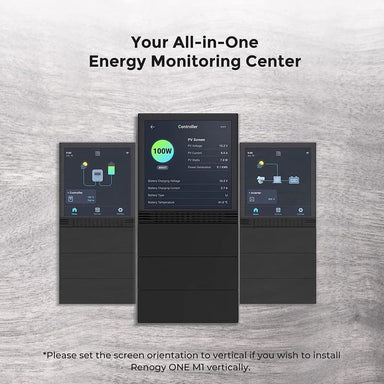 Renogy DCC50S 12V 50A Dual Input DC to DC Battery Charger with MPPT with Renogy ONE Core - all-in-one monitoring center
