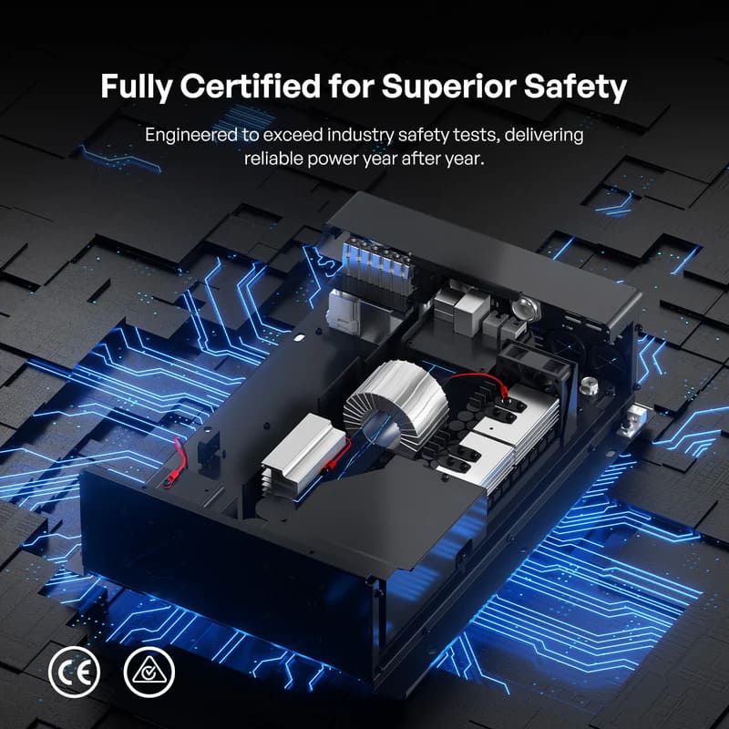 Renogy Pro 12V 2000W HF Inverter Charger-Superior safety