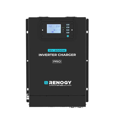 Renogy Pro 12V 2000W HF Inverter Charger-on a white background