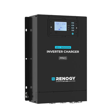 Renogy Pro 12V 3000W HF Inverter Charger-side view