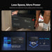 Renogy Pro S1 12V 240Ah LiFePO4 Battery-less space needed
