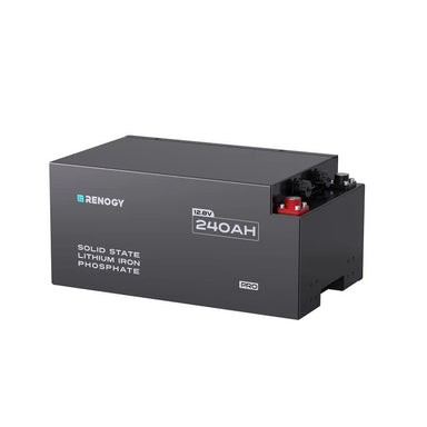 Renogy Pro S1 12V 240Ah LiFePO4 Battery on a white background