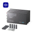 Renogy REGO 12.8V 104Ah Super Slim Lithium Iron Phosphate Battery-3 batteries on white background