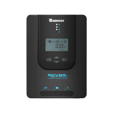 Renogy Rover Li 20 Amp MPPT Solar Charge Controller on a white background