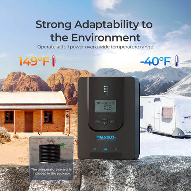 Renogy Rover Li 60A 12/24/36/48V MPPT Solar Charge Controller - strong Adaptability