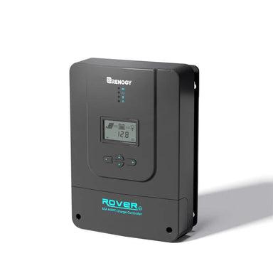 Renogy Rover Li 60A 12/24/36/48V MPPT Solar Charge Controller with Renogy ONE Core - angular view