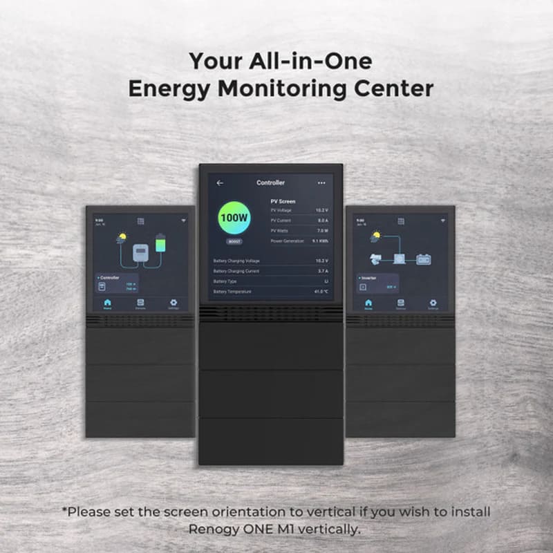 Renogy Rover Li 60A 12/24/36/48V MPPT Solar Charge Controller with Renogy ONE Core - all in one energy monitoring center