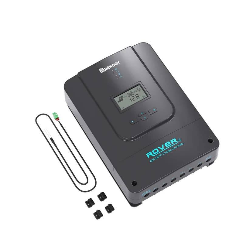 Renogy Rover Li 60A 12/24/36/48V MPPT Solar Charge Controller with Renogy ONE Core - with cable