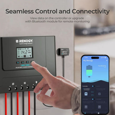 Renogy Rover Lite 12V/ 24V/ 36V/ 48V 60A MPPT Solar Charge Controller - seamless control