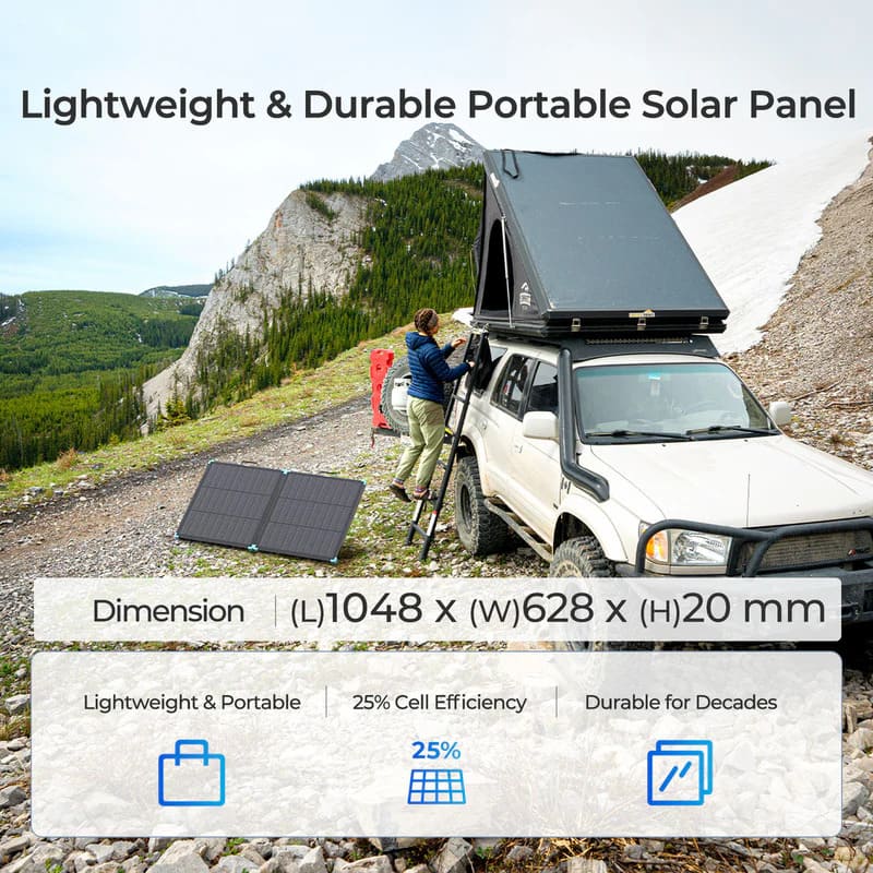 Renogy 100W Portable Solar Panel-dimensions
