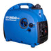 Hyundai 2000W Portable Inverter Generators angular view, on a white background.