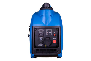 Hyundai 2000W Portable Inverter Generator rear view.