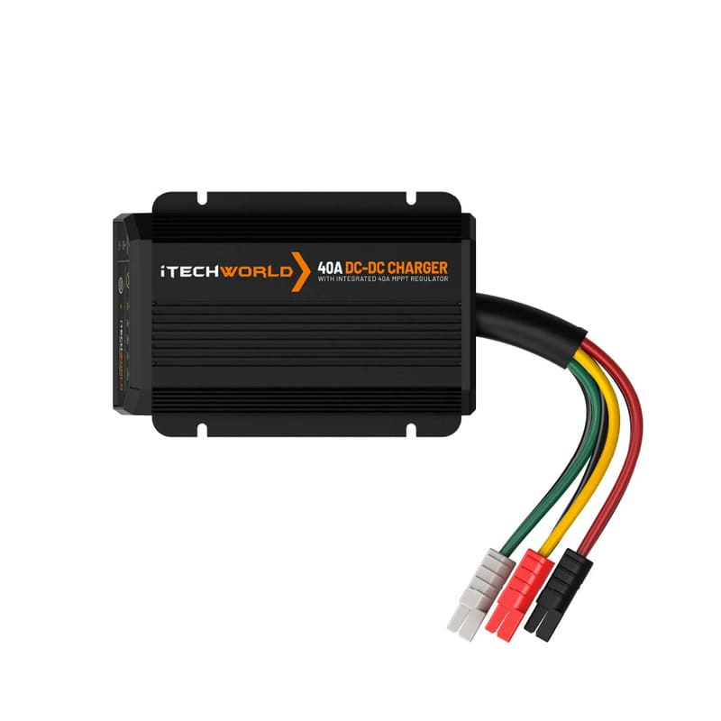 iTechworld Base 4WD Dual Battery Kit 240Ah Lithium - ITechDCDC battery charger.