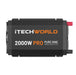 iTechworld Complete 4WD Dual Battery Kit 240Ah Lithium - Pure Sine Wave inverter Pro on a white background.