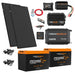 iTechworld Complete Lithium 4WD/Caravan Kit 240Ah - complete kit on a white background.