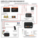 iTechworld Complete Lithium 4WD/Caravan Kit 240Ah - wiring diagram.