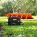 iTechworld Elite Solar Generator Kit - PS2000 Power Station and 200W Solar Blanket on a lawn.