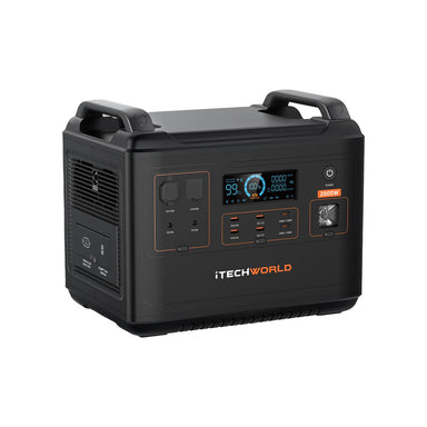iTechworld Elite Solar Generator Kit - PS2000 Power Station on a white background.
