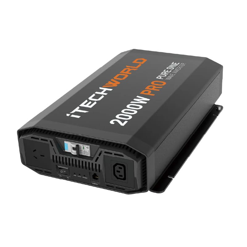 iTechworld Essential Lithium Caravan Kit 240Ah - Pure Sine Wave inverter.